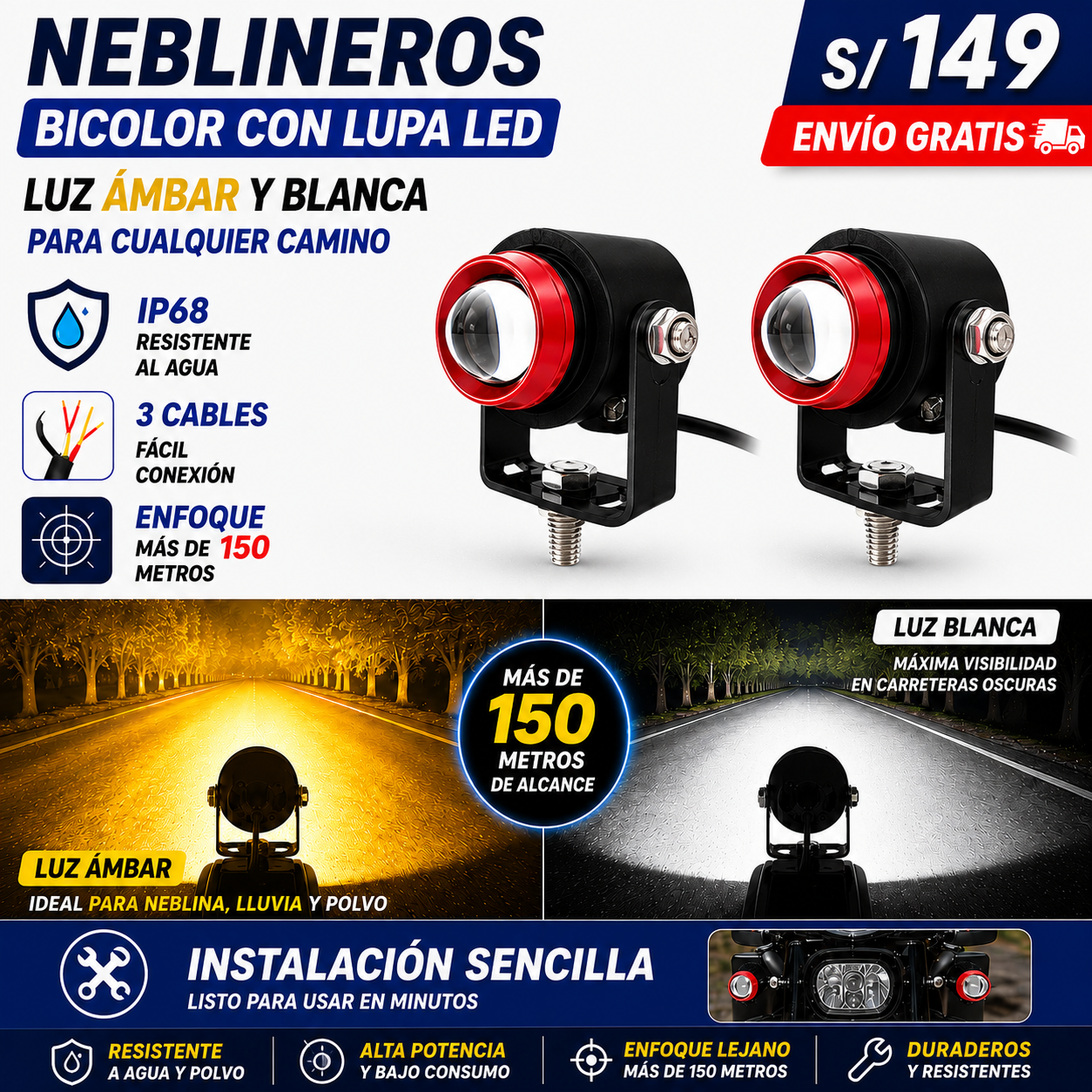 NEBLINEROS BICOLOR