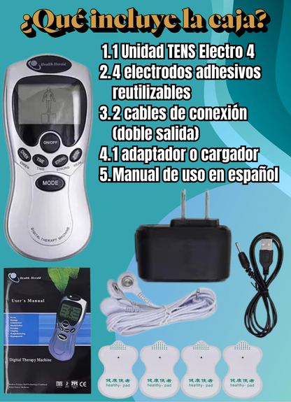TENS CON 4 ELECTRODOS