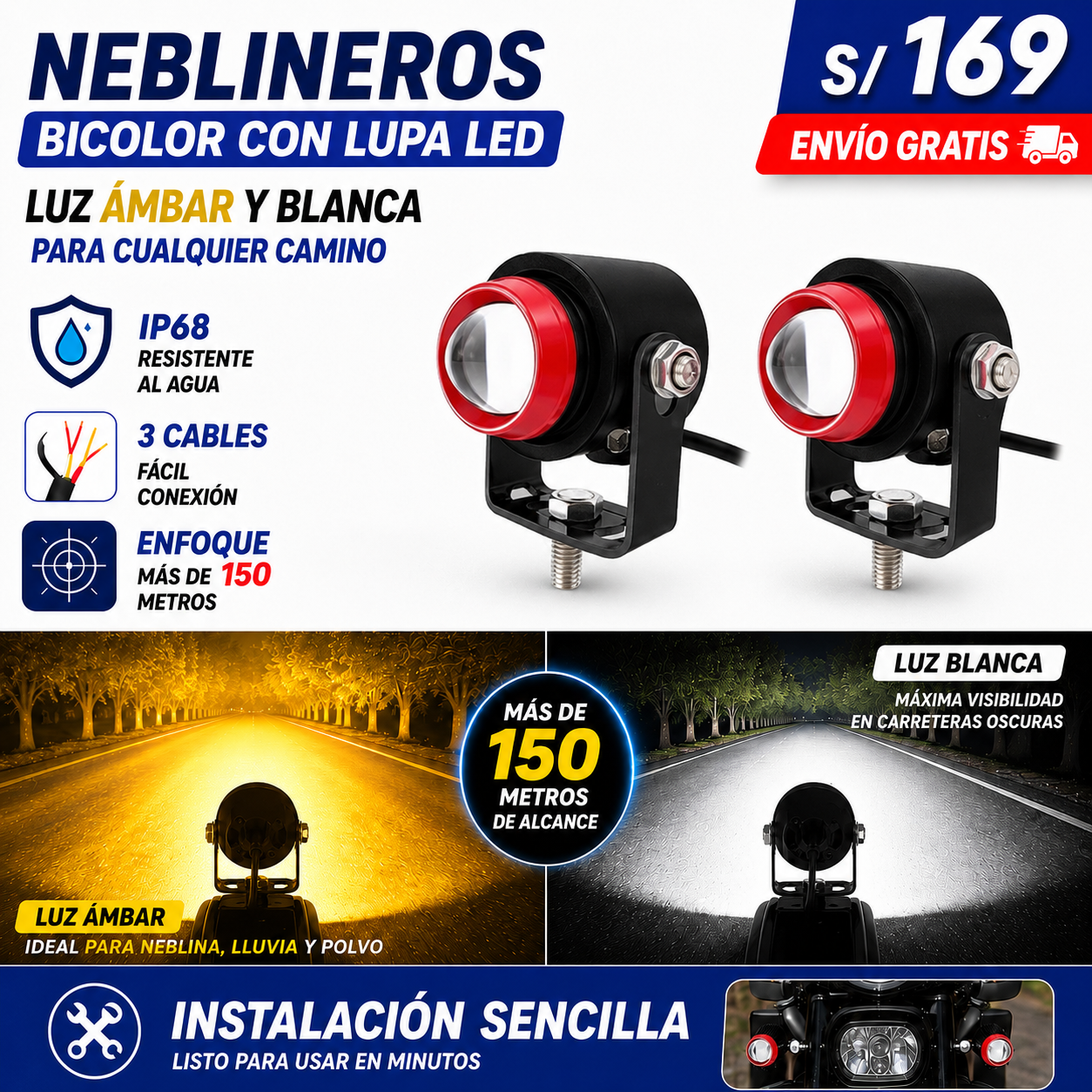 NEBLINEROS BICOLOR