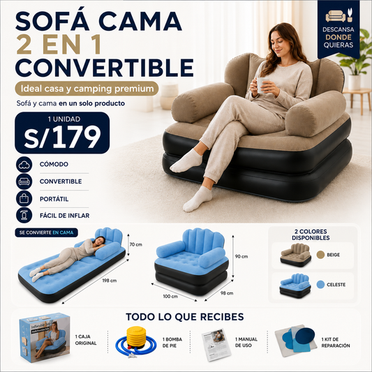 SOFA CAMA 2 EN 1