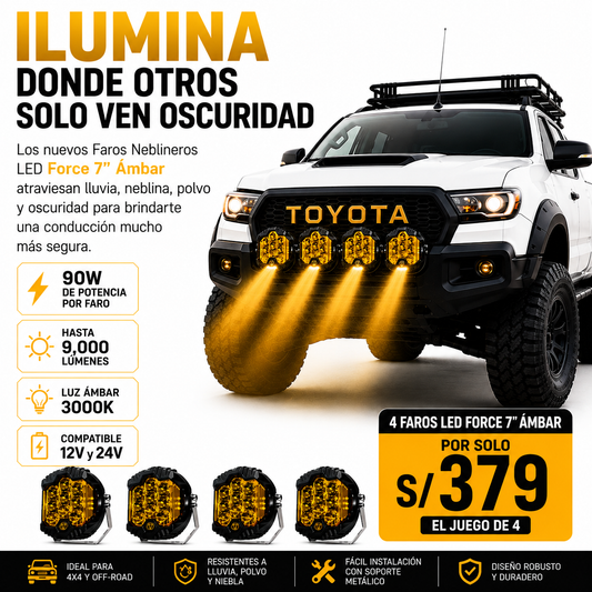 FAROS NEBLINEROS FORCE
