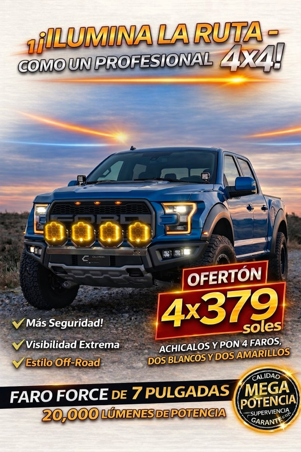 FAROS NEBLINEROS FORCE