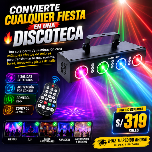 BARRA LASER DE 4 CAÑONES