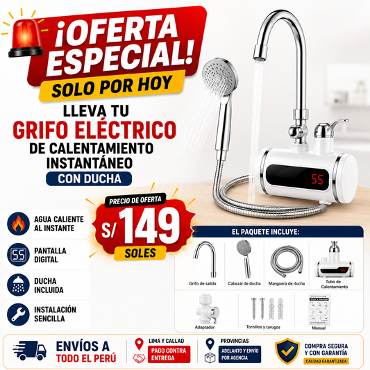 GRIFO ELECTRICO CALENTADOR