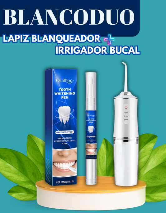 LAPIZ BLANQUEADOR + IRRIGADOR BUCAL